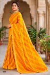 Vasantika By Vallabhi Abstract Printed Bandhej Saree Exporters In India